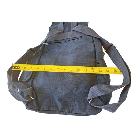 Kipling Black Ravier Medium City Backpack with plush monkey bag charm NWOT - Picture 10 of 12